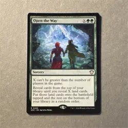 Wizards of the Coast Open the Way 0280 Sorcery Rare Foil Ext Art - Image 1