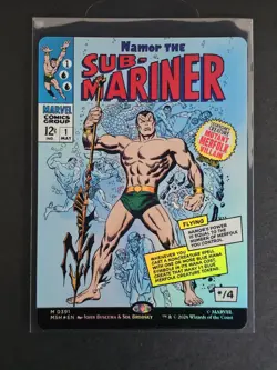 MTG Namor The Sub-Mariner (Borderless Foil) M 0391 Marvel Super Heroes - Image 1