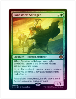1x Sandstorm Salvager, Foil, Outlaws of Thunder Junction, MTG NM - Image 1