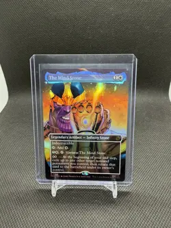 Magic: The Gathering Marvel Super Heroes The Mind Stone (borderless) Foil 0386 - Image 2