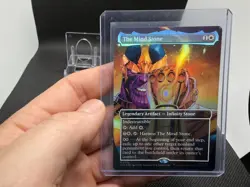 Magic: The Gathering Marvel Super Heroes The Mind Stone (borderless) Foil 0386 - Image 3