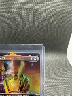 Magic: The Gathering Marvel Super Heroes The Mind Stone (borderless) Foil 0386 - Image 5