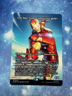 Iron Man, Titan of Innovation (Borderless) Marvel Universe Eternal-Legal 91 NM - Image 1