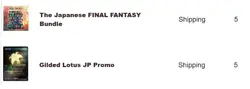 Magic Secret Lair JAPANESE FINAL FANTASY BUNDLE + Gilded Lotus MTG Foil Non-foil - Image 3