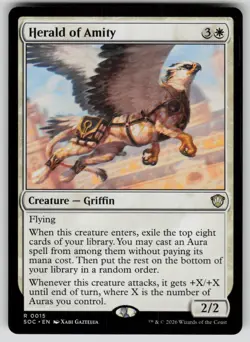 Herald of Amity Rare Commander: Secrets of Strixhaven 15 MTG Near Mint 2026 - Image 1