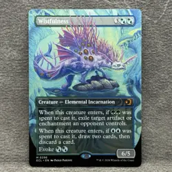 MTG Wistfulness Borderless Lorwyn Eclipsed ECL #296 Non-Foil NM Magic Card - Image 1