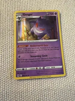 Gengar 066/196 Lost Origin NM Holo Rare Pokemon TCG - Image 1