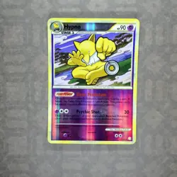 Pokemon TCG Hypno 23/123 HeartGold SoulSilver (HS) Reverse Holo Rare 2010 MP - Image 1