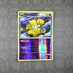 Pokemon TCG Hypno 23/123 HeartGold SoulSilver (HS) Reverse Holo Rare 2010 MP - Image 2