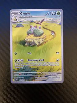 Grotle 164/162 IR Illustration Rare Temporal Forces Pokemon Card Near Mint - Image 1