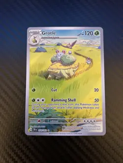 Grotle 164/162 IR Illustration Rare Temporal Forces Pokemon Card Near Mint - Image 2