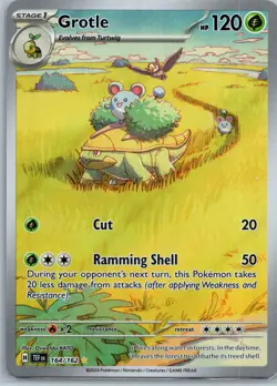 Grotle 164/162 Illustration Rare Temporal Forces Pokemon Near Mint - Image 1