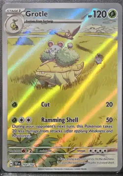 Grotle 164/162 Illustration Rare Temporal Forces Pokemon Near Mint - Image 1