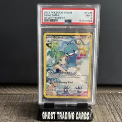 ALTARIA #TG11 FULL ART TRAINER GALLERY 2022 POKEMON SWSH SILVER TEMPEST PSA 9 - Image 1