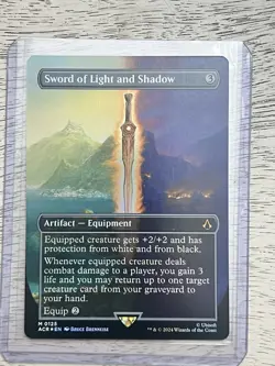 Sword of Light and Shadow Assassin's Creed 0125 foil borderless MTG NM - Image 1
