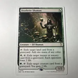Deathrite Shaman (White Border Rare) - MTG - Mystery Booster 2 (MB2) - #81 - Image 1
