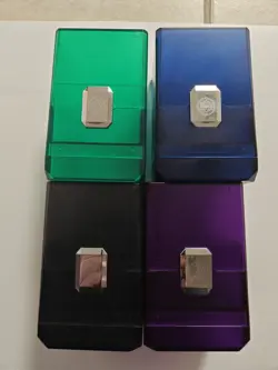 TCG Card Deck Box And Dice Holders - Lot Of 4 - Image 1