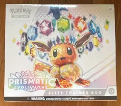 Pokemon TCG Prismatic Evolutions Elite Trainer Box ETB Factory Sealed NEW - Image 1