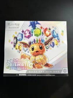 Pokemon TCG Prismatic Evolutions Elite Trainer Box ETB Brand New And Sealed - Image 1