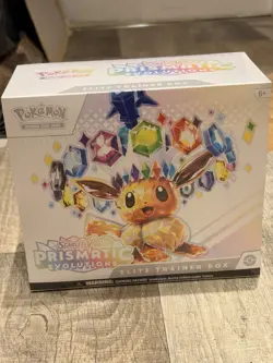 Pokemon TCG Prismatic Evolutions ETB Elite Trainer Box, New Sealed - Image 1