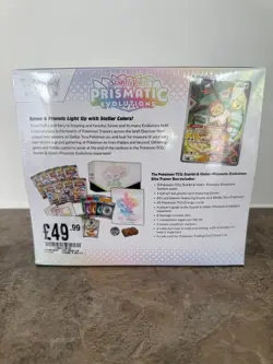 Pokemon TCG Prismatic Evolutions ETB Elite Trainer Box New Factory Sealed - Image 3