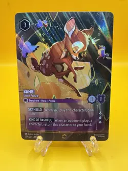Bambi Little Prince Enchanted Rare 209/204 - Disney Lorcana Reign Of Jafar - Image 1