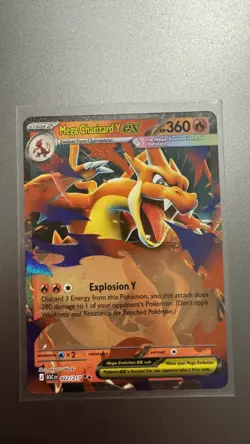Mega Charizard Y ex - 022/217 - Double Rare - Ascended Heroes - Pokemon - NM - Image 1