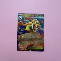 Mega Charizard Y Ex 022/217 NM Double Rare Ascended Heroes Pokemon Card English - Image 1