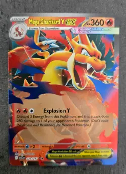 Mega Charizard Y ex 022/217 Double Rare Ascended Heroes Pokemon TCG - Image 1