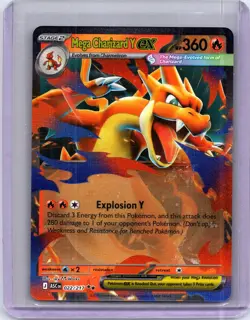 Mega Charizard Y ex 022/217 Double Rare Ascended Heroes Pokemon Holo Near Mint - Image 1