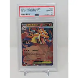 PSA 10 2026 Pokemon Ascended Heroes #022/217 Mega Charizard Y ex Double Rare - Image 1