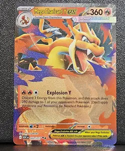 Mega Charizard Y ex - 022/217 - Double Rare - Ascended Heroes - Pokemon - NM/M - Image 1