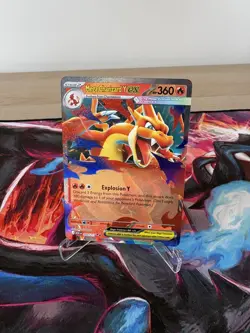 Mega Charizard Y EX - 022/217 - Double Rare - Ascended Heroes - Pokemon Card - Image 1