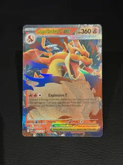 Mega Charizard Y ex - 022/217 - Double Rare - Ascended Heroes - Pokemon - NM/M - Image 1