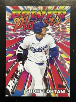 2025 Topps Series 1 Shohei Ohtani Power Players Silver Foil #PP-1 Dodgers - Image 1