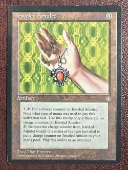 Jeweled Amulet - MtG Ice Age - Uncommon NM 1995 - Image 2