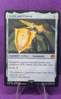 Aettir and Priwen Final Fantasy Magic the Gathering Non Foil 0253 - Image 1