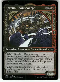 Kardur, Doomscourge (FOIL + Showcase) 324 Kaldheim Magic: The Gathering NM - Image 1