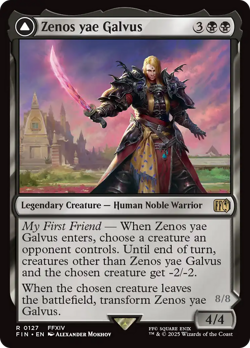 x1 Zenos yae Galvus // Shinryu, Transcendent Rival FIN Final Fantasy MTG 127 1x - Image 1