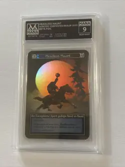 Headless Haunt Foil Beta Promo Sorcery Contested Realm Mana Graded 9 Near Mint - Image 1
