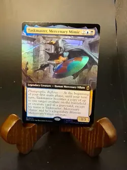 Taskmaster, Mercenary Mimic (Extended Art) Marvel Super Heroes MTG Foil NM - Image 1
