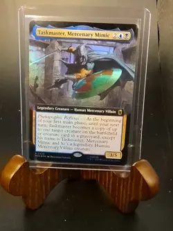 Taskmaster, Mercenary Mimic (Extended Art) Marvel Super Heroes MTG Foil NM - Image 3