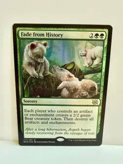Fade from History The Brothers' War Foil MTG Magic NM - Image 1