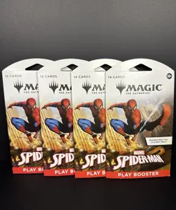 Magic: The Gathering Marvel Spider-Man Booster w/ Spider-Man (4-Packs) - Image 1