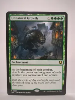 MTG 223 Unnatural Growth Innistrad Remastered Regular Magic The Gathering 2025 - Image 1