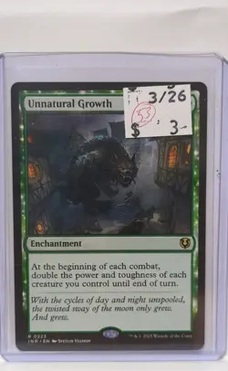 MTG 223 Unnatural Growth Innistrad Remastered Regular Magic The Gathering 2025 - Image 3