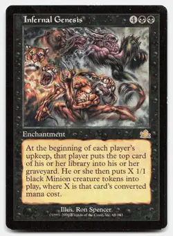 Infernal Genesis 68 Rare Prophecy Magic: The Gathering Lightly Played - Image 1