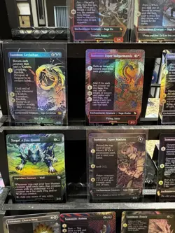 MTG FINAL FANTASY Universes Beyond only Foil Summon Card Lot (33) English NM! - Image 2