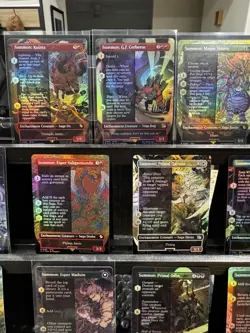 MTG FINAL FANTASY Universes Beyond only Foil Summon Card Lot (33) English NM! - Image 3