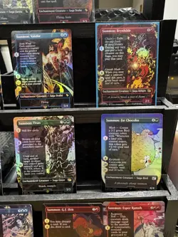 MTG FINAL FANTASY Universes Beyond only Foil Summon Card Lot (33) English NM! - Image 5
